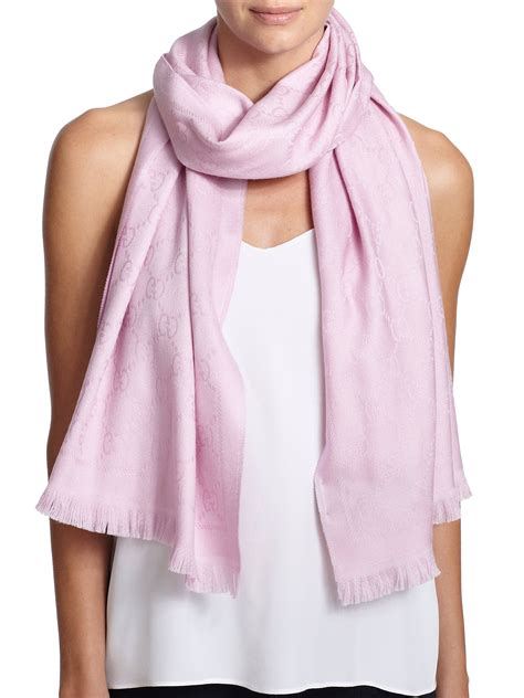 red and pink gucci scarf|Gucci scarf women pink.